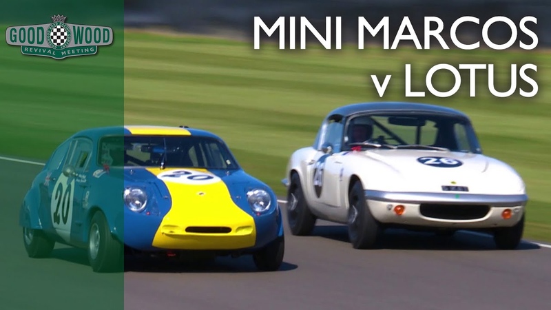 Wild Mini Marcos v Lotus Elan fight at