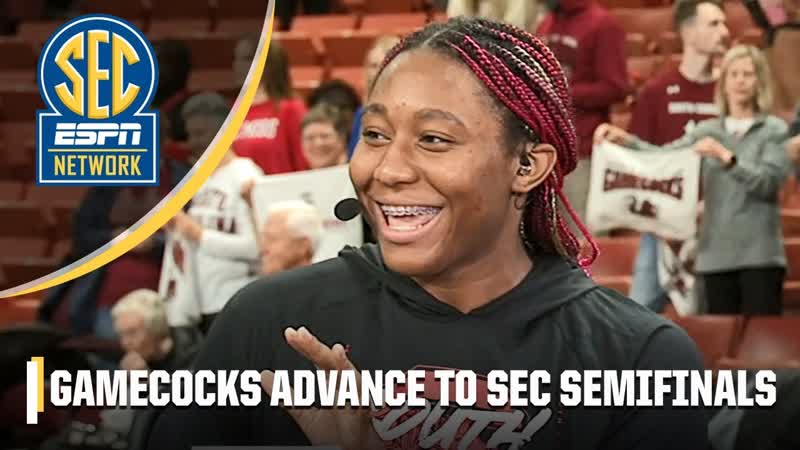 Gamecocks Aliyah Boston praises teammates will to win over Arkansas, ESPN College