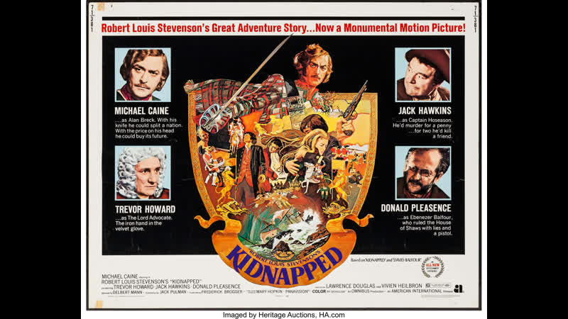 Kidnapped (1971) 1080p Michael Caine, Trevor Howard, Jack Hawkins, Donald