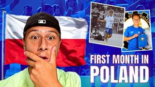 Day In The Life Of a Professional Footballer || FIRST MONTH IN POLAND!!