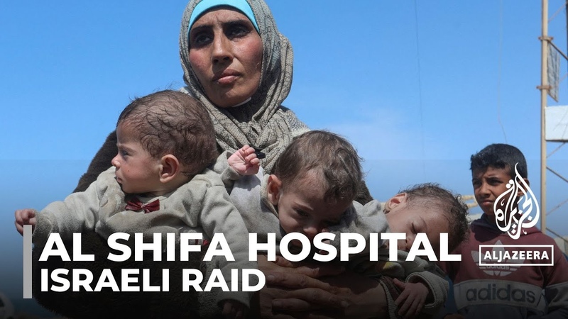Israeli raid on al Shifa hospital: Palestinians flee facility in search of