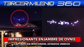 IMPRESIONANTE ENJAMBRE DE OVNIS es grabado en Wisconsin