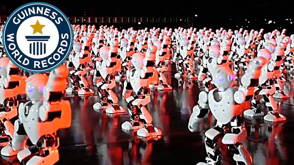 Most robots dancing simultaneously Guinness World