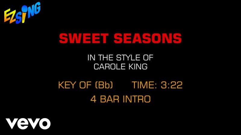 Carole King Sweet Seasons ( Karaoke EZ