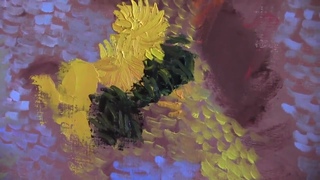 Видео урок Игоря Сахарова    Букет цветов Ван Гог  Живопись маслом Bouquet of flowers Van Gogh