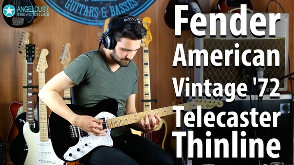 U2 Medley ( Fender American Vintage 72 Telecaster Thinline) review, guitar