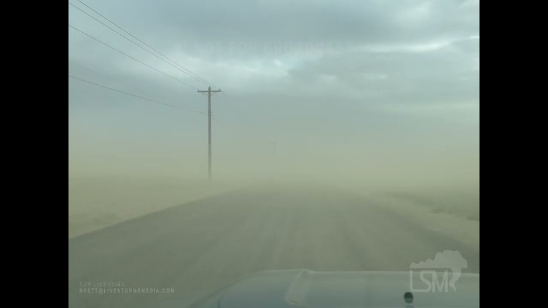 03 28 2021 Washington State, WA Dust Storm Closes 40+ miles of I 90 in Washington
