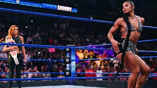 Bianca Belair Sexy Entrance: Smack Down, September 3, 2021